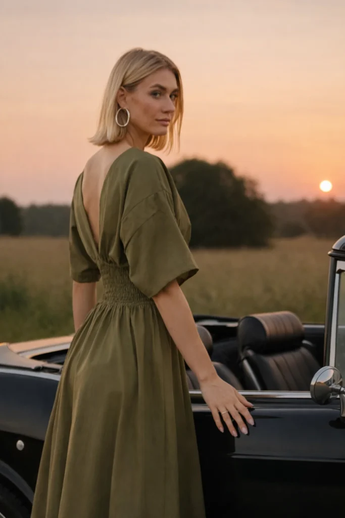 Women’s minimalist linen summer outfits breathable linen clothing collection