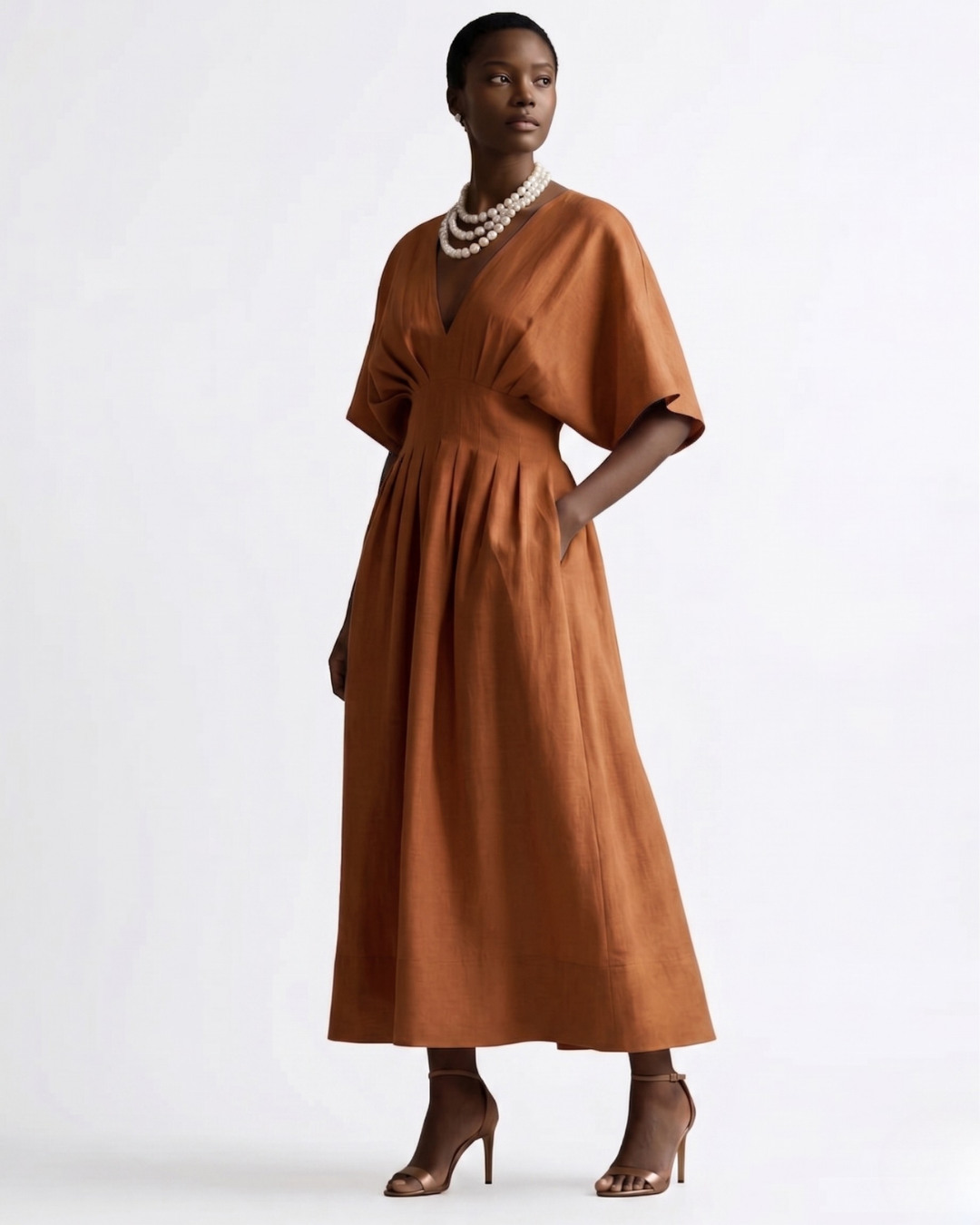 Imani Linen Dress - Image 7